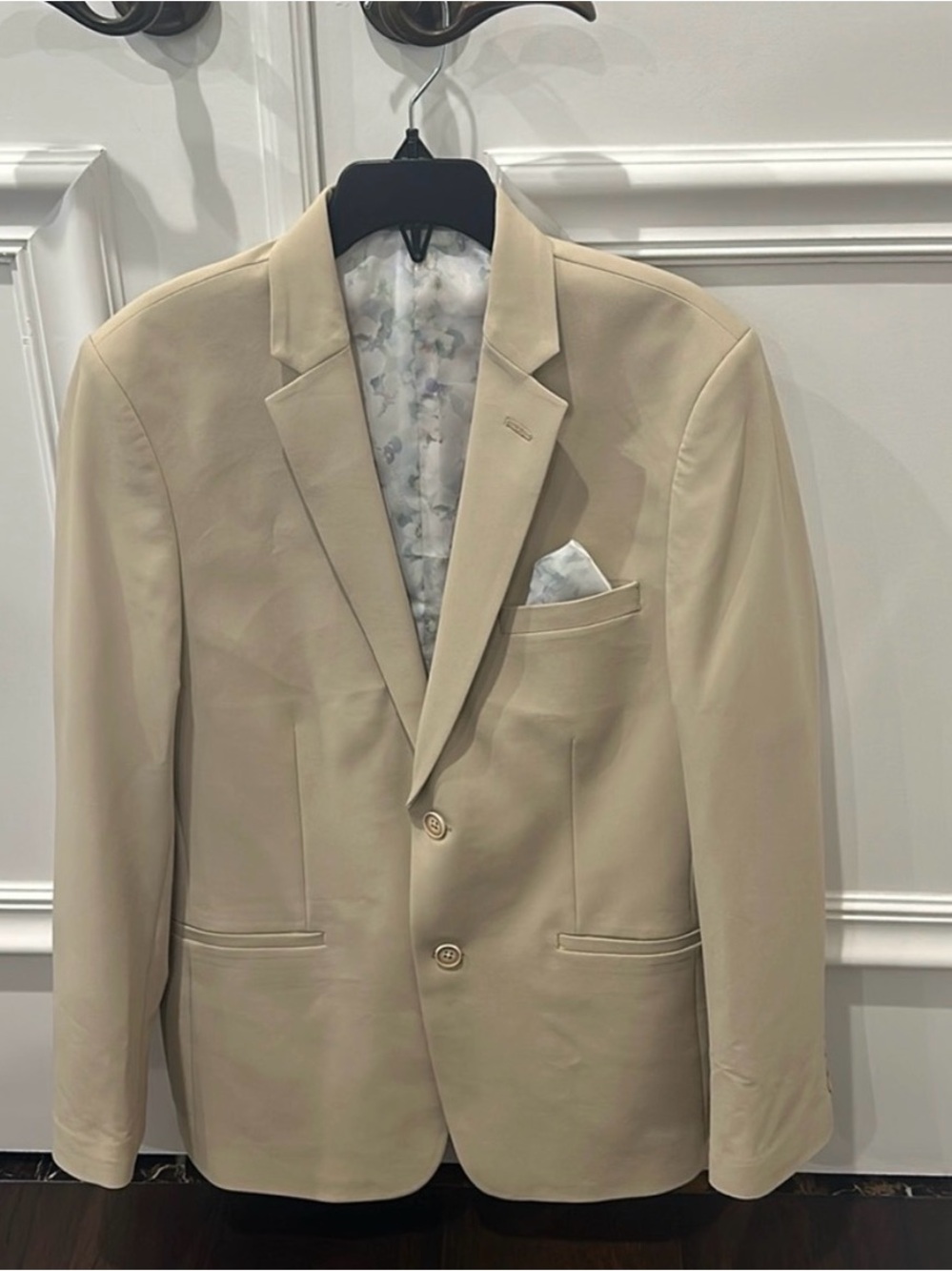 Calvin Klein Tan Two-Button Sport Coat with matching pants